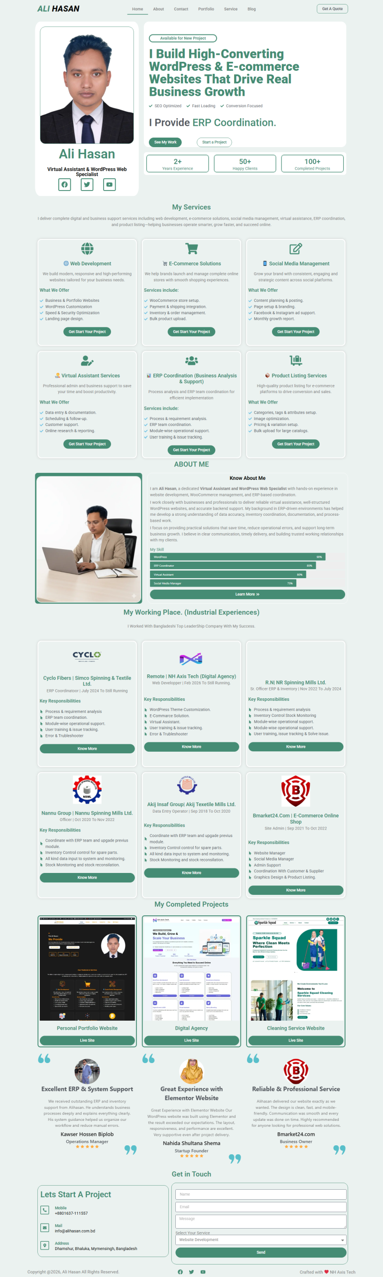 Portfolio – Clean & Modern Template - Image 2