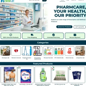 PharmaCare– Clean & Modern WooCommerce Template